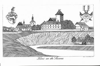 Týnec v roce 1830 (© jan heřman, 02/2012)