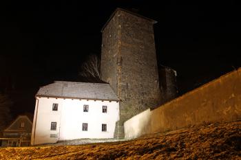 Noční Týnec nad Sázavou (© Jan Pospisil, 01/2013)