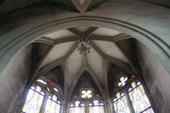 Kaple, klenba arkýře na jižní straně lodi (© Ivan Grisa, 05/2008)