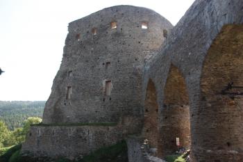 Most a Rajský dům od severozápadu ( © Ivan Grisa 09/2009)