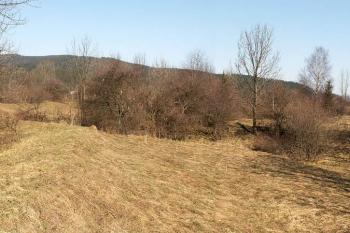 Celkový pohled na dodnes dobře čitelné „hvězdicové“ valy v zadní část pevnosti (© Miroslav BITTER 04/2007)
