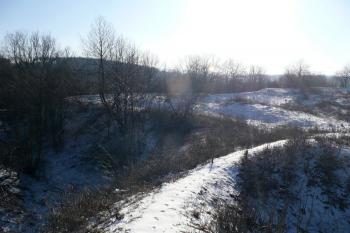 ostrý cíp východního bastionu pevnosti ( © Jan P. Štěpánek 01/2010)