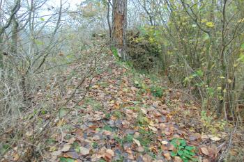 Sev. hradba předhradí (© Dušan Dohňanský 11/2020)