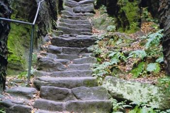 Schodiště PP Tiské stěny (© Radovan Smokoň 2004)