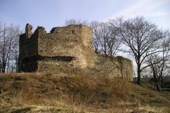 zřícenina hradu Vikštejn (© Vlastislav Mareček, 03/2008)