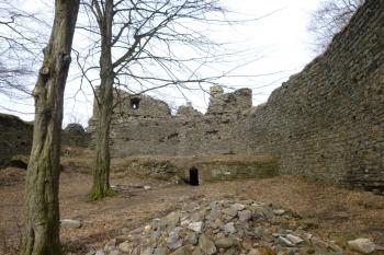 zřícenina hradu Vikštejn (© Vlastislav Mareček, 03/2014)