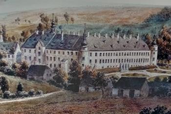 Zámek Janovice v historické malbě (© Ivo Rozehnal  07/2026)