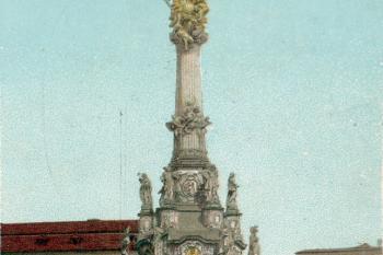 sloup Nejsvětější Trojice (© Jaroslav Šefčík, 09/2010 - zapůjčeno k ofocení olomouckým sběratelem.)