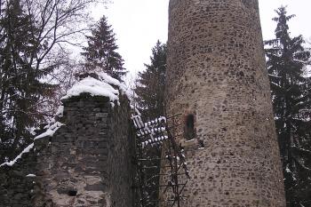 zasněžený Volfštejn (© Libor Toman, 02/2007)