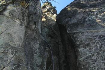 výstup ke kříži (© Daniela Endrštová, 7/2006)