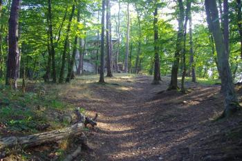pohled na předhradí (© Miroslav Šamal, 10/2008)