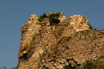 Nedobytný vstup do jádra hradu (© Ing. Karel Kubín, 10/2015)
