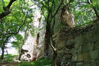 Vnější část paláce, pohled od západu ( © Roman Řezáč 07/2005)
