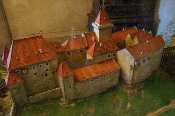 model hradního paláce - pohled od severu (© Petr Pospíšil, 10/2013)