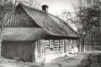 Kotulova dřevěnka, stav před rekonstrukcí, poč. 70. let ( © Haviřov, kniha k 40. výročí založení města.)