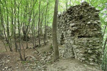 Severní zástavba předhradí ( © Roman Řezáč 09/2005)