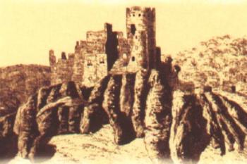 Starhrad na dobové kresbě ( © web)