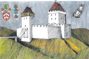 rekonstrukce hradu podle T. Durdíka (© jan heřman, 02/2012)