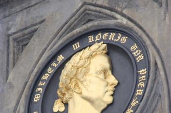 Portrétní medailon pruského krále Friedricha Wilhelma III. ( © Ivan Grisa 01/2010)