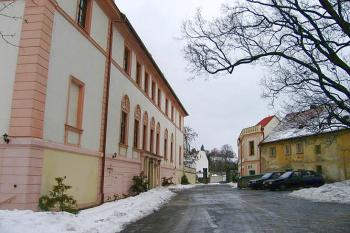 Příjezdová cesta k zámku ( © Pavel Vítek 02/2006)