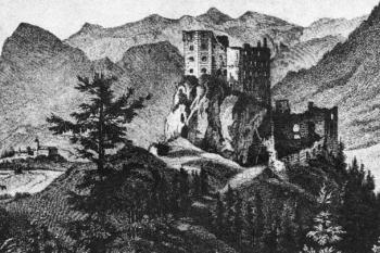 dobová rytina   z roku 1856 ( © Ľ.Rohbocka)