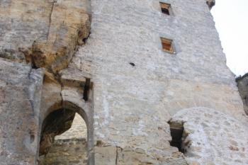 Někdejší schodišťová věžice na severu jádra ( © Ivan Grisa 03/2010)