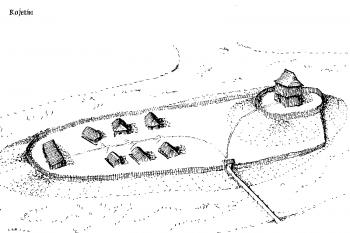 možná podoba opevněného tábora ( © Ondřej Štěpánek 12/2006)