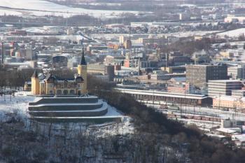 Větruše z rozhledny na Sedle ( © Ivan Grisa 01/2010)