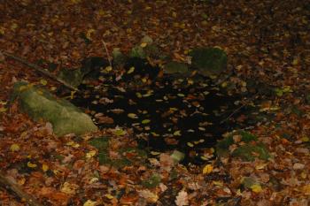  žeby cisterna?,kamenivo vypadá  jako původní (© D Dohňanský, 11/2014)