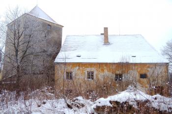 Pohled na palác a věž ze severu (© Michal Kutzendorfer, 02/2009)