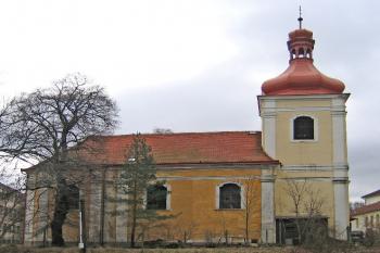 Kostel Zvěstování Panny Marie v Úvalech ( © Pavel Vítek 02/2007)
