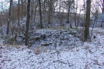 Pohled na prohlubeň v severní části jádra ( © Roman Řezáč 12/2005)