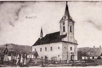 dobový pohled na kostel na počátku 20. století ( © V. Peter ( Pozdrav z Frýdecko-místecka))