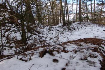 Příkop na severozápadě ( © Roman Řezáč 12/2005)