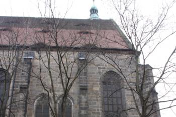 Západní část kostela od jihu ( © Ivan Grisa 12/2009)