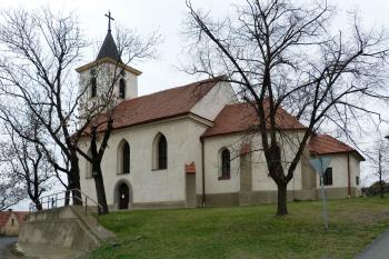 Klapý - kostel Narození sv. Jana Křtitele (© Kinař František, 04/2012)