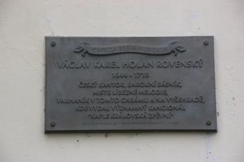 Pamětní deska Václava Karla Holana Rovenského ( © Ivan Grisa 09/2010)