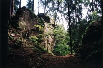 6. Příkop mezi jádrem a předhradním (2002 ©Random)