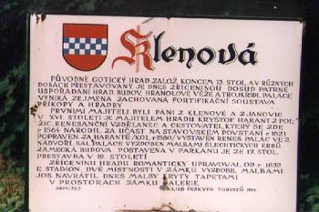 Cedule u hradu (©2001 Jirka Čížek)