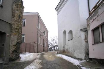 detailnější pohled na místo brány (© Ondřej Štěpánek 01/2006)