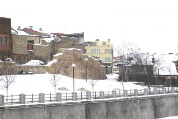 severní opevnění a mlýn Spálenec (© Ondřej Štěpánek 01/2006)