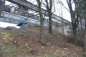 část mostu přímo nad hrádkem (© D Dohňanský, 12/2015)