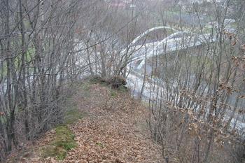pohled z hrádku na sever (© D Dohňanský, 12/2015)