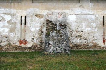 Sgrafita na jižním průčelí jižního křídla dvora ( © Filip Matoušek 11/2005)