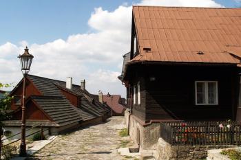  Roubené domy (ul. Horní Bašta) – na této ulici se nachází 18 roubených domů ( © Miroslav BITTER 07/2007)