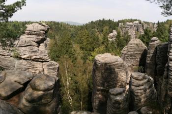 panorama z Pechovy vyhlídky (© Stanislav Drda, 05/2013)