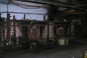 Sklárna Tasice - sklářská pec (© Václav Čermák, 03/2007)