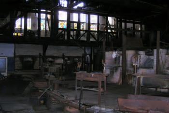 Sklárna Tasice - sklářská pec (© Václav Čermák, 03/2007)