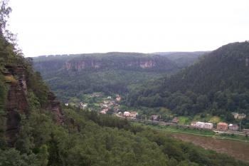 Pohled proti proudu Labe (© Michal Brůža, 07/2009)