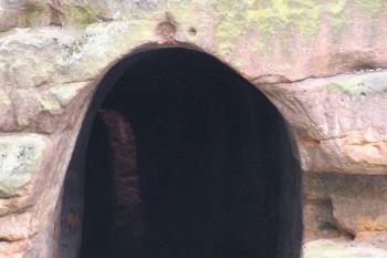 Výpusť z tunelu (© Václav Čermák 09/2005)